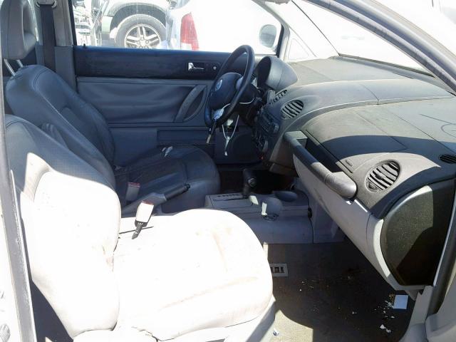3VWCK21C01M442297 - 2001 VOLKSWAGEN NEW BEETLE თეთრი ფოტო 5