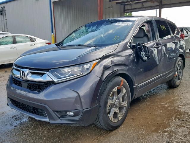 5J6RW1H86JA011712 - 2018 HONDA CR-V EXL GRAY photo 2