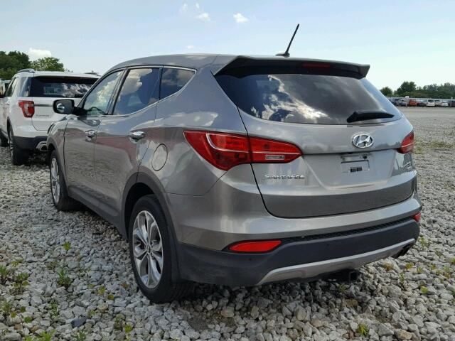 5XYZUDLA2DG056433 - 2013 HYUNDAI SANTA FE S GRAY photo 3