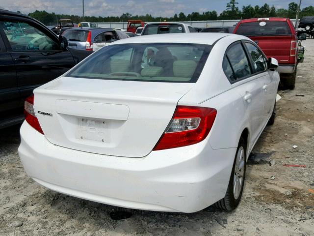 19XFB2F97CE313919 - 2012 HONDA CIVIC EXL 白色 照片 4