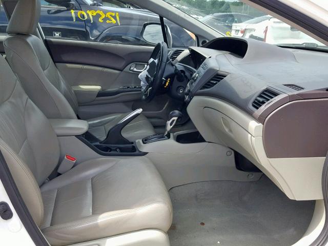 19XFB2F97CE313919 - 2012 HONDA CIVIC EXL 白色 照片 5