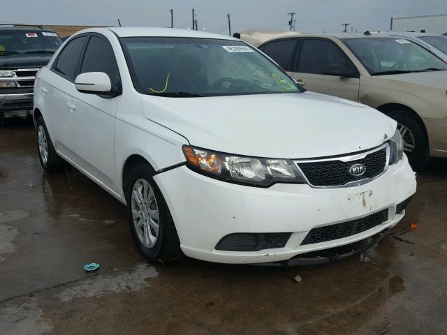 KNAFU4A23D5719559 - 2013 KIA FORTE EX WHITE photo 1