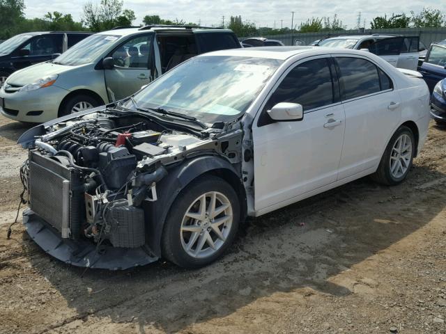 3FAHP0JA0AR422900 - 2010 FORD FUSION SEL WHITE photo 2