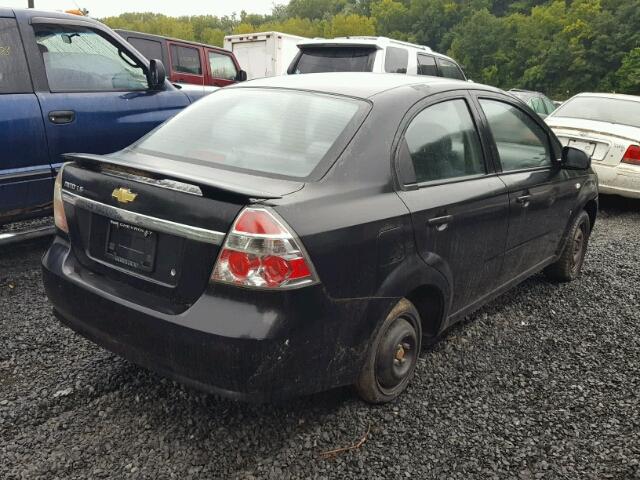KL1TD56617B126657 - 2007 CHEVROLET AVEO BASE Qara foto 4