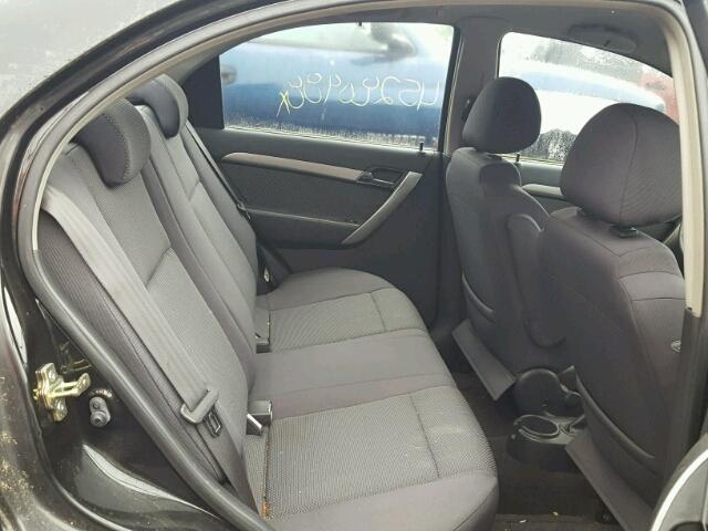 KL1TD56617B126657 - 2007 CHEVROLET AVEO BASE Qara foto 6