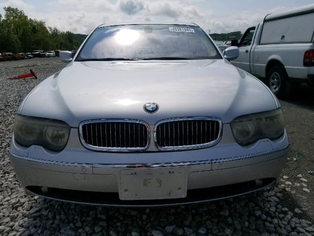 WBAGN63514DS51826 - 2004 BMW 745 LI SILVER photo 9