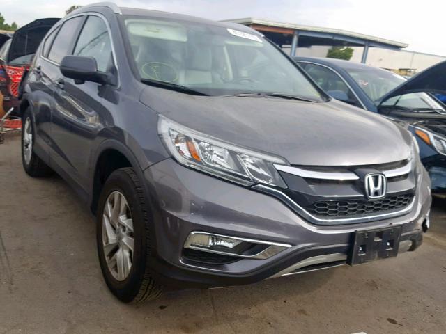 2HKRM3H73FH531798 - 2015 HONDA CR-V EXL GRAY photo 1