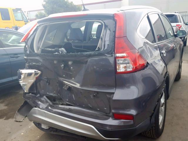 2HKRM3H73FH531798 - 2015 HONDA CR-V EXL GRAY photo 4