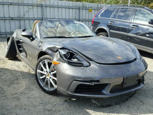 WP0CA2A87HS221301 - 2017 PORSCHE BOXSTER GRAY photo 1