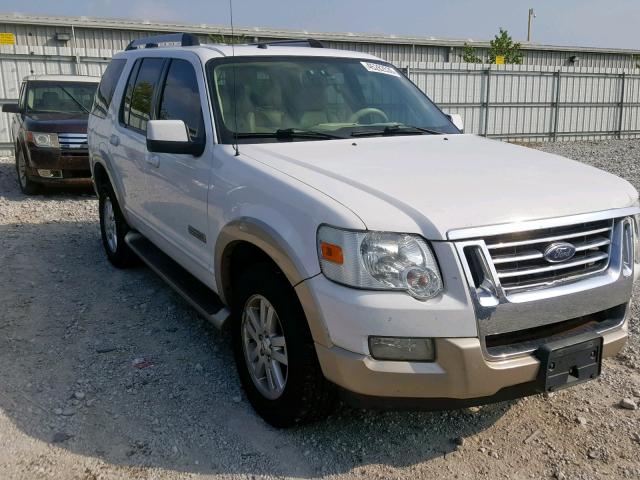 1FMEU74E06UB30575 - 2006 FORD EXPLORER E WHITE photo 1