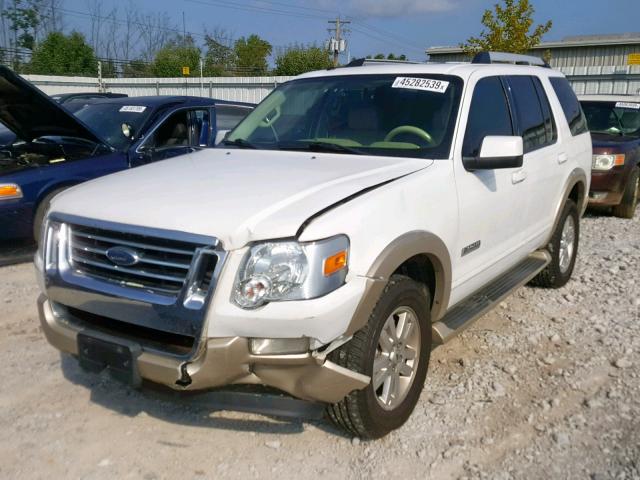 1FMEU74E06UB30575 - 2006 FORD EXPLORER E WHITE photo 2