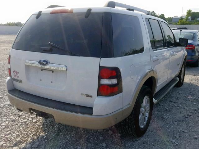 1FMEU74E06UB30575 - 2006 FORD EXPLORER E WHITE photo 4