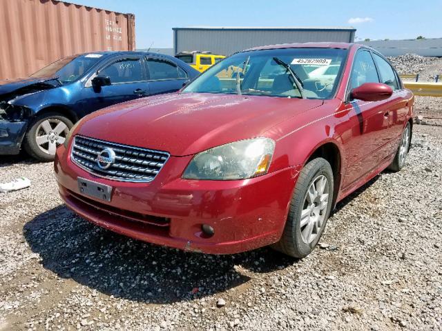 1N4AL11D15C131307 - 2005 NISSAN ALTIMA S RED photo 2