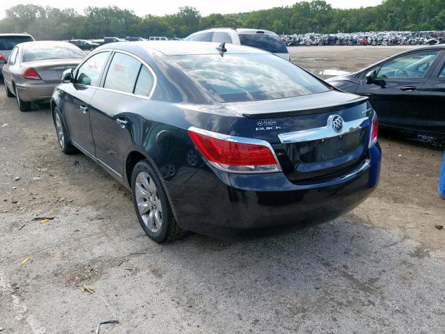 1G4GC5EC3BF378430 - 2011 BUICK LACROSSE C BLACK photo 3