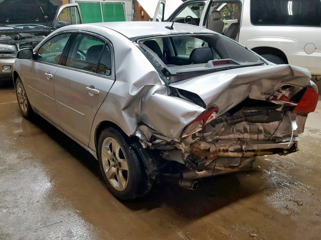 1G1ZC5E06AF210081 - 2010 CHEVROLET MALIBU 1LT SILVER photo 3