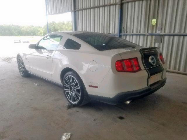 1ZVBP8CH1A5156487 - 2010 FORD MUSTANG GT WHITE photo 3