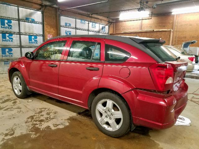 1B3HB28B88D684400 - 2008 DODGE CALIBER RED photo 3