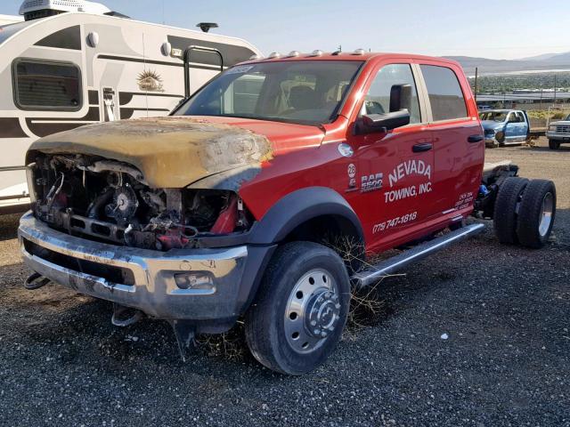 3C7WRNEL9HG604141 - 2017 DODGE RAM RED photo 2