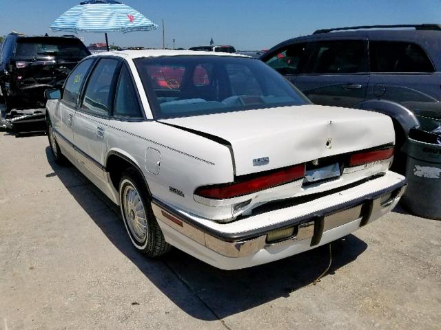 2G4WD54LXN1497047 - 1992 BUICK REGAL LIMI WHITE photo 3