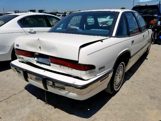 2G4WD54LXN1497047 - 1992 BUICK REGAL LIMI WHITE photo 4