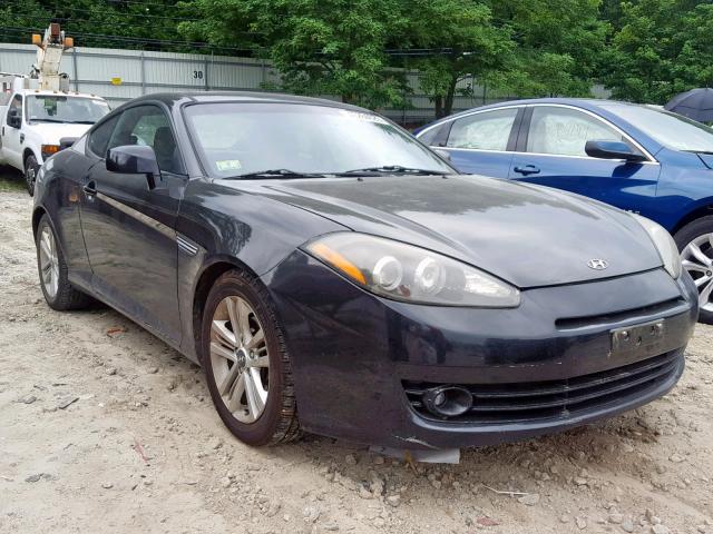 KMHHM66D68U266207 - 2008 HYUNDAI TIBURON GS BLACK photo 1