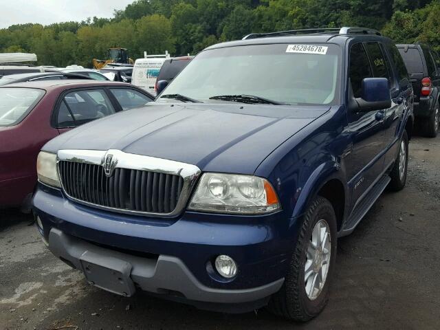 5LMEU88H34ZJ49628 - 2004 LINCOLN AVIATOR 蓝色 照片 2