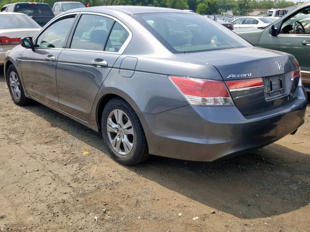 1HGCP2F41BA079837 - 2011 HONDA ACCORD LXP GRAY photo 3