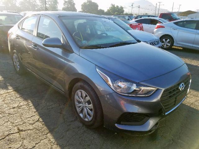 3KPC24A36JE022682 - 2018 HYUNDAI ACCENT SE GRAY photo 1