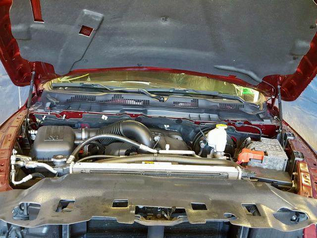 1C6RR7YT3JS235431 - 2018 RAM 1500 REBEL წითელი ფოტო 7