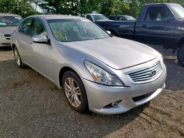 JN1CV6ARXAM450265 - 2010 INFINITI G37 SILVER photo 1