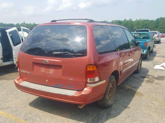 2FMZA5244YBB31164 - 2000 FORD WINDSTAR S BURGUNDY photo 4