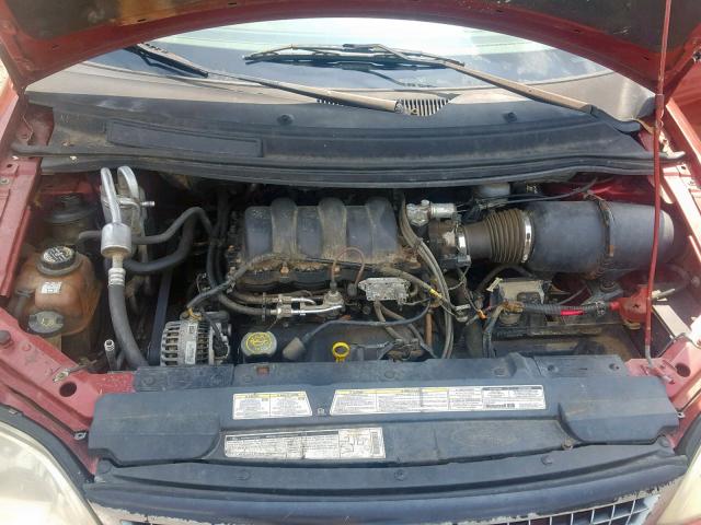 2FMZA5244YBB31164 - 2000 FORD WINDSTAR S BURGUNDY photo 7