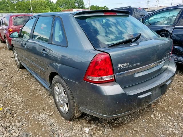 1G1ZT61816F278426 - 2006 CHEVROLET MALIBU MAX ნაცრისფერი ფოტო 3