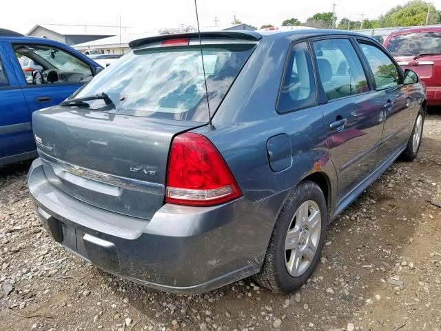 1G1ZT61816F278426 - 2006 CHEVROLET MALIBU MAX ნაცრისფერი ფოტო 4