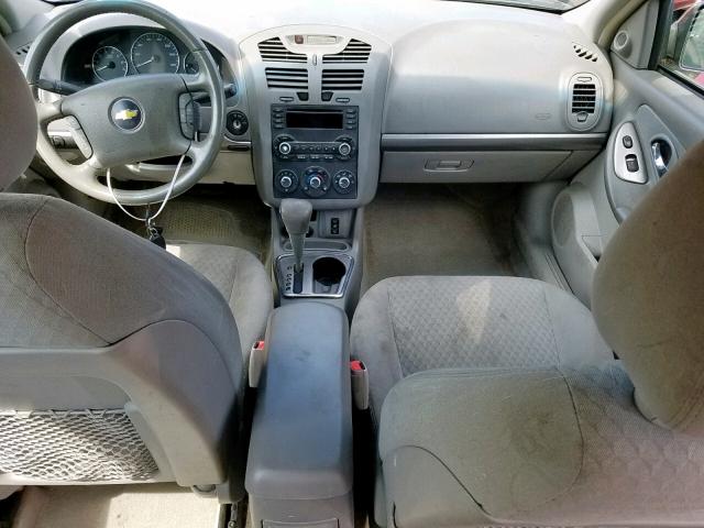 1G1ZT61816F278426 - 2006 CHEVROLET MALIBU MAX ნაცრისფერი ფოტო 9