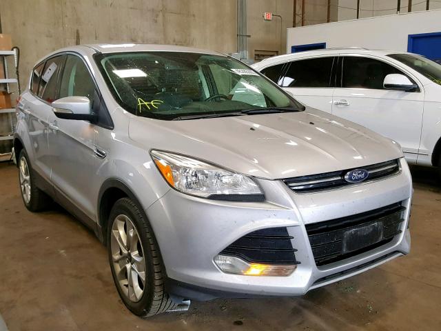 1FMCU9H93DUD80633 - 2013 FORD ESCAPE SEL SILVER photo 1