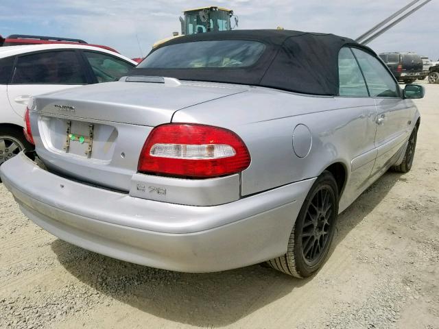 YV1NC62D14J048150 - 2004 VOLVO C70 HPT SILVER photo 4