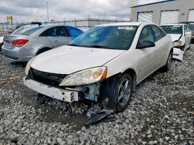 1G2ZF58B374177934 - 2007 PONTIAC G6 VALUE L WHITE photo 2