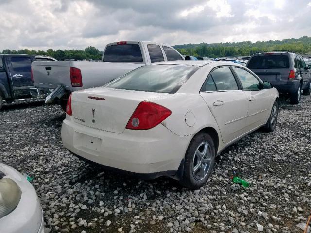 1G2ZF58B374177934 - 2007 PONTIAC G6 VALUE L WHITE photo 4