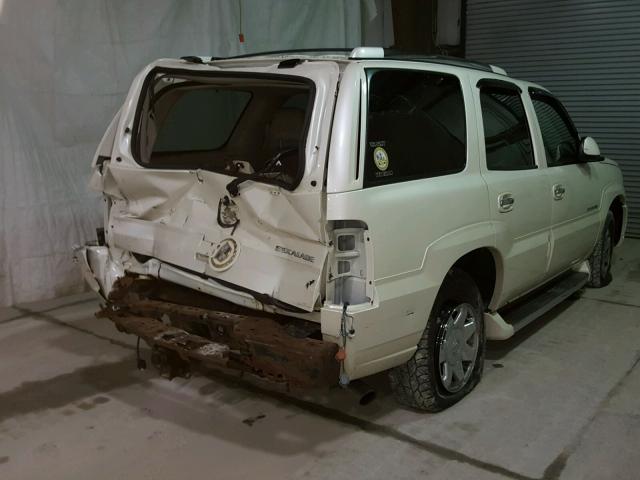 1GYEK63N65R265125 - 2005 CADILLAC ESCALADE L WHITE photo 4