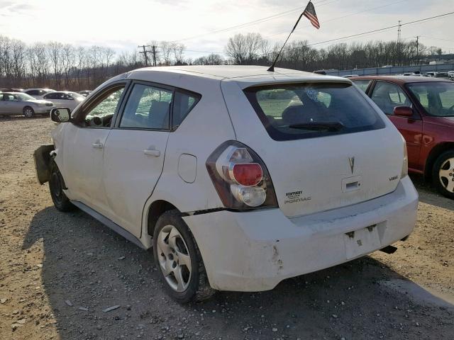 5Y2SP67869Z433270 - 2009 PONTIAC VIBE WHITE photo 3