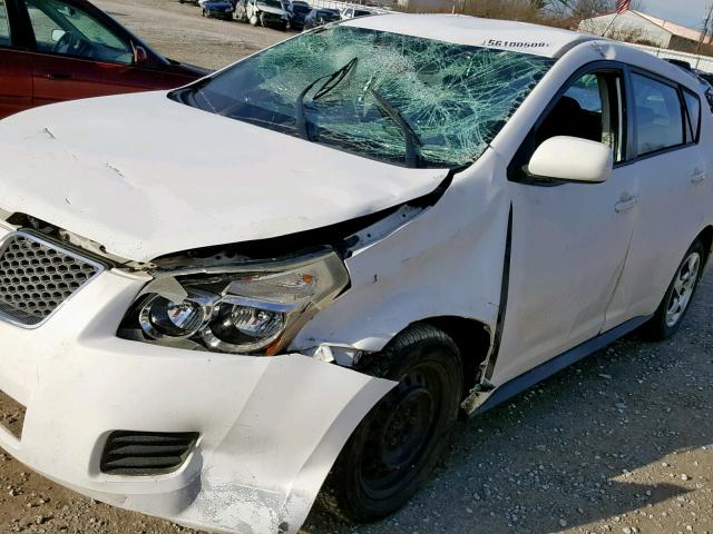 5Y2SP67869Z433270 - 2009 PONTIAC VIBE WHITE photo 9