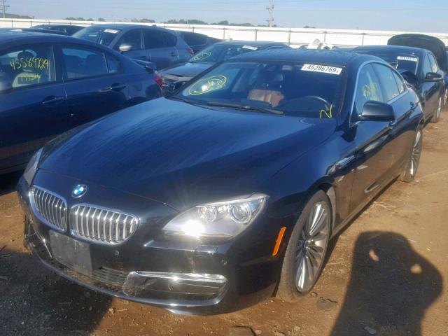 WBA6B4C53DDG67856 - 2013 BMW 650 XI BLACK photo 2