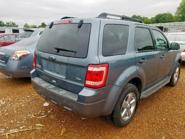 1FMCU9DG9AKC07971 - 2010 FORD ESCAPE XLT BLUE photo 4