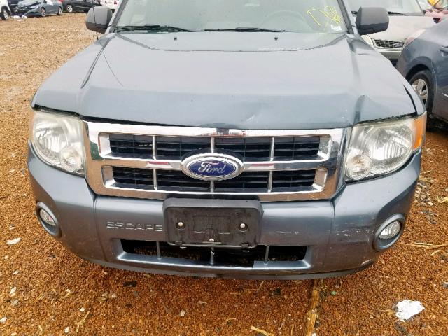 1FMCU9DG9AKC07971 - 2010 FORD ESCAPE XLT BLUE photo 9