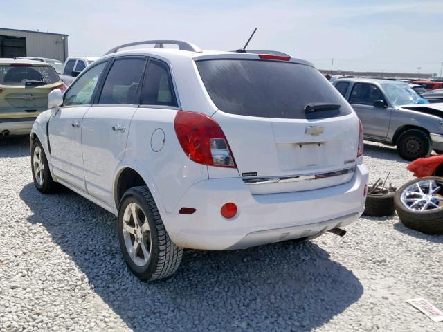 3GNFL3EK6DS516768 - 2013 CHEVROLET CAPTIVA LT WHITE photo 3