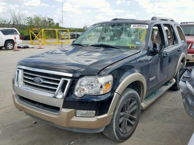 1FMEU64E16UA77086 - 2006 FORD EXPLORER E BLACK photo 2