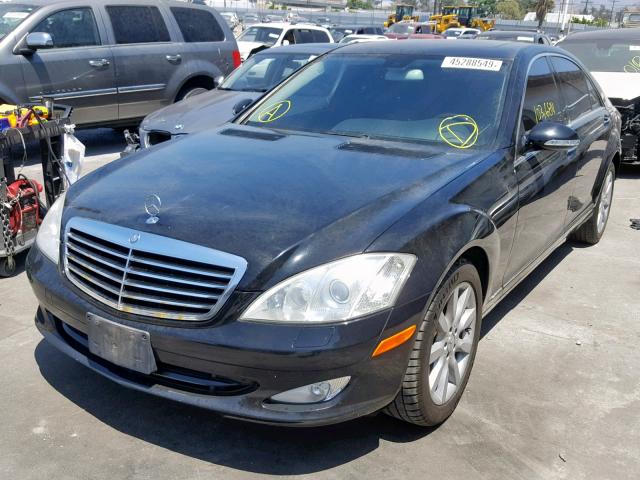 WDDNG71X97A059760 - 2007 MERCEDES-BENZ S 550 BLACK photo 2