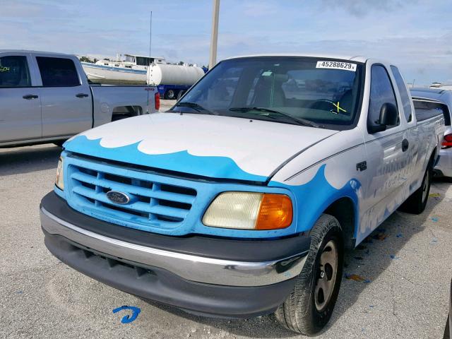 2FTRX17284CA14002 - 2004 FORD F-150 HERI WHITE photo 2