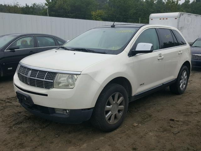 2LMDU88C67BJ26360 - 2007 LINCOLN MKX WHITE photo 2